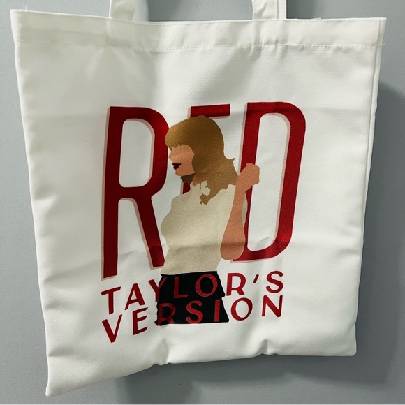 Taylor Swift RED (Taylor’s Version) Canvas Tote Bag - Picture 3 of 5